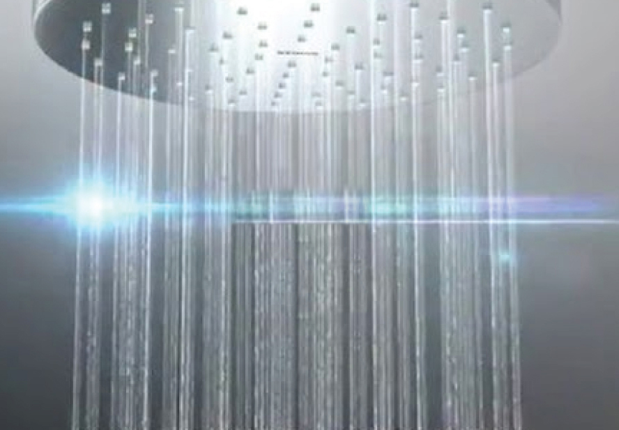 Katalyst Air Induction Technology - KOHLER SG Rain shower head with consistent water flow